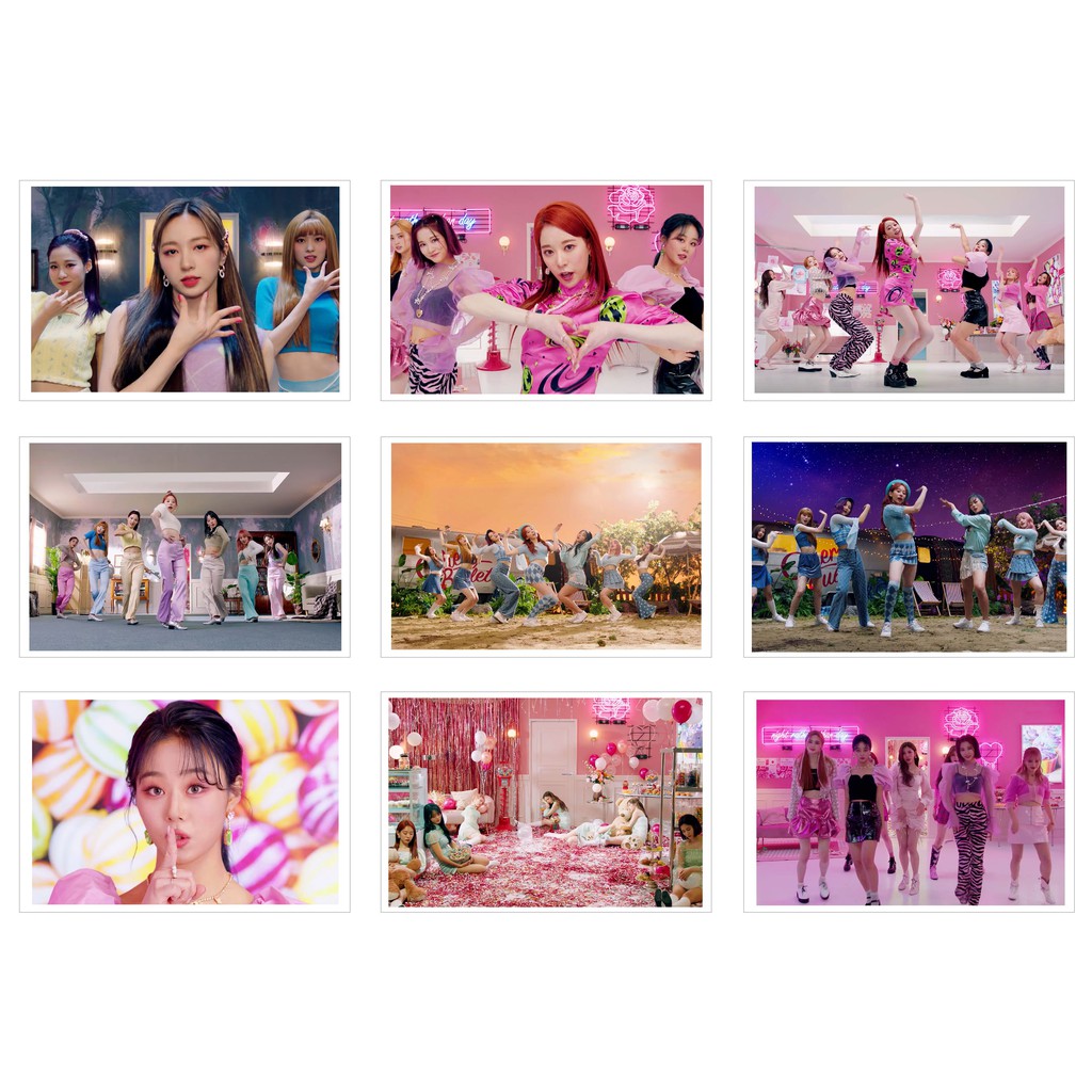 [Ép lụa] Lomo Card 27 Ảnh CHERRY BULLET - Love so sweet