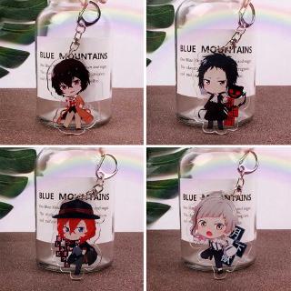 Móc khóa acrylic hai lớp hình anime Nakajima Atsushi Zhongyuan Zhongya Akutagawa Ryunosuke Dazai Osamu