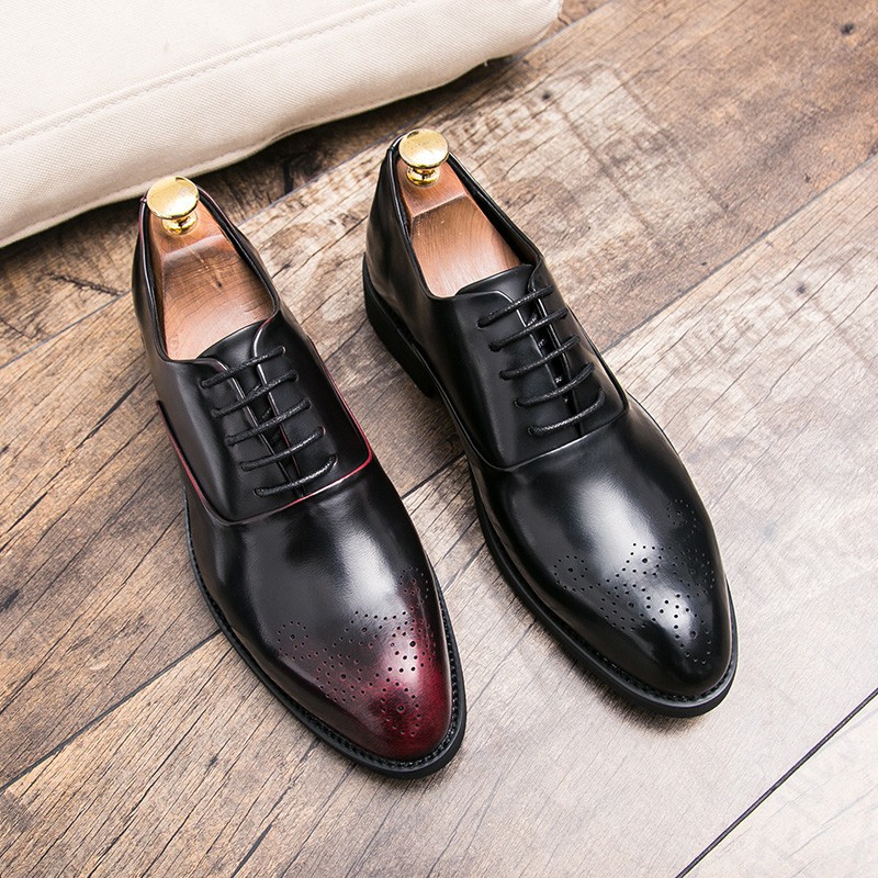 Oxford leather shoes simple design for men