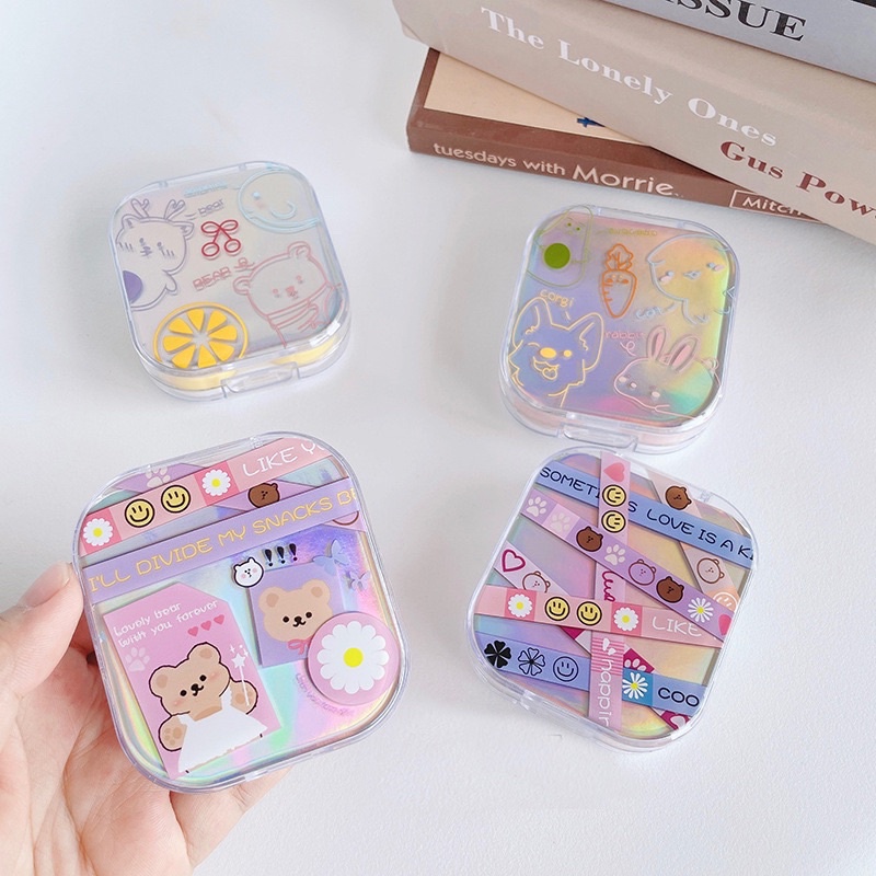 Khay Gương To Tráng Gương - Case Đựng Lens