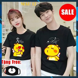 Mẫu áo đôi áo cặp xếp đệ đẹp cực HOT dành cho các cặp đôi