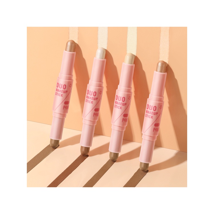 Thỏi Phấn Má Hồng 2 Trong 1 Trang Điểm Tạo Khối Bắt Sáng Lấp Lánh Mềm Mượt