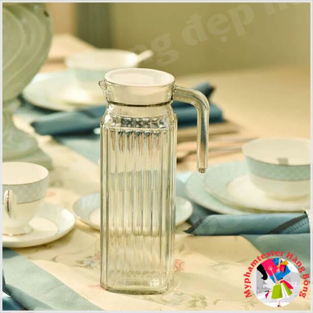 Bình nước vân sọc kẻ 1L hàng đẹp