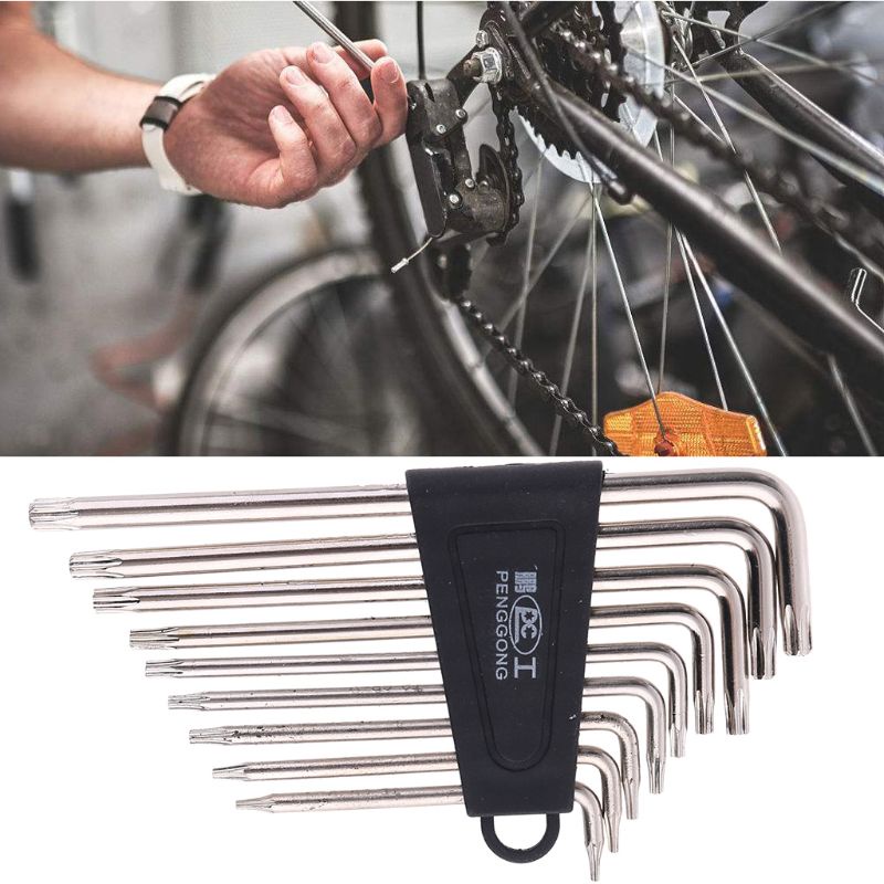 Bộ 9 Cờ Lê Lục Giác Hình Chữ L Dùng Sửa Chữa Đa Năng Tiện Dụng