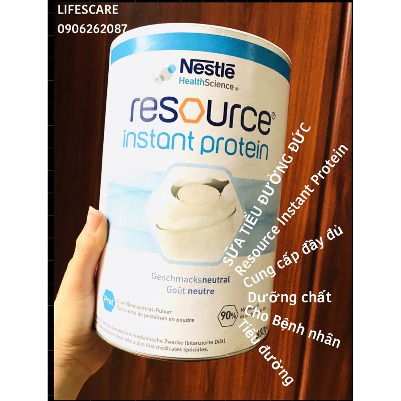 Sữa  Tiểu Đường Đức Nestle Resource Instant Protein, Hộp 800g