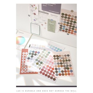 Miếng dán tròn - Set 48 Dot Sticker COLOR SEAL