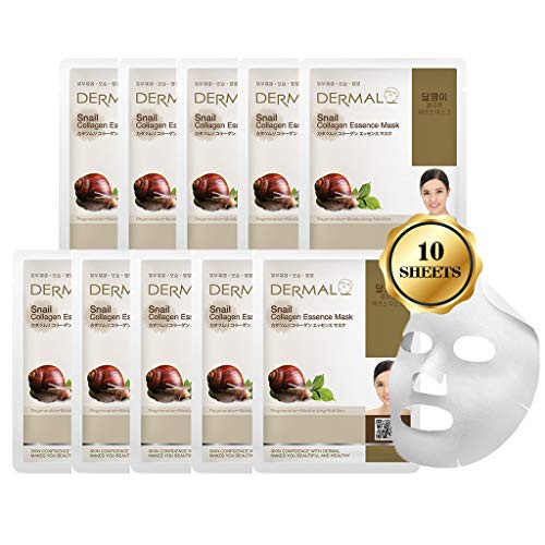 Mặt nạ Collagen tinh chất Ốc sên Dermal Snail Collagen Essence Mask 23g