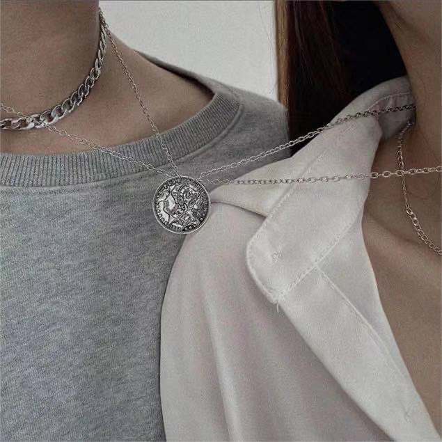 【THEO DÕI cửa hàng của chúng tôi -10K trừ 5K】Cặp đôi nam và nữ mô hình khâu nhảy di vòng cổ