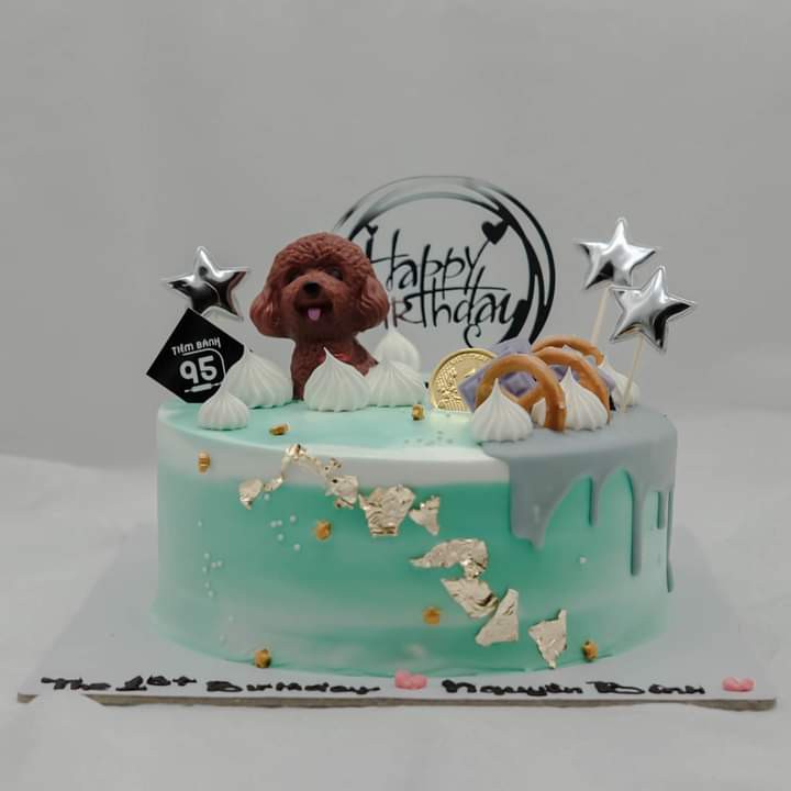 Chó poodle nhựa,cún nhựa trang trí bánh kem,bánh sinh nhật,làm đồ chơi