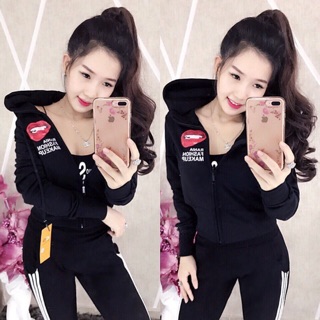 Áo khoác thun form lửng big sale