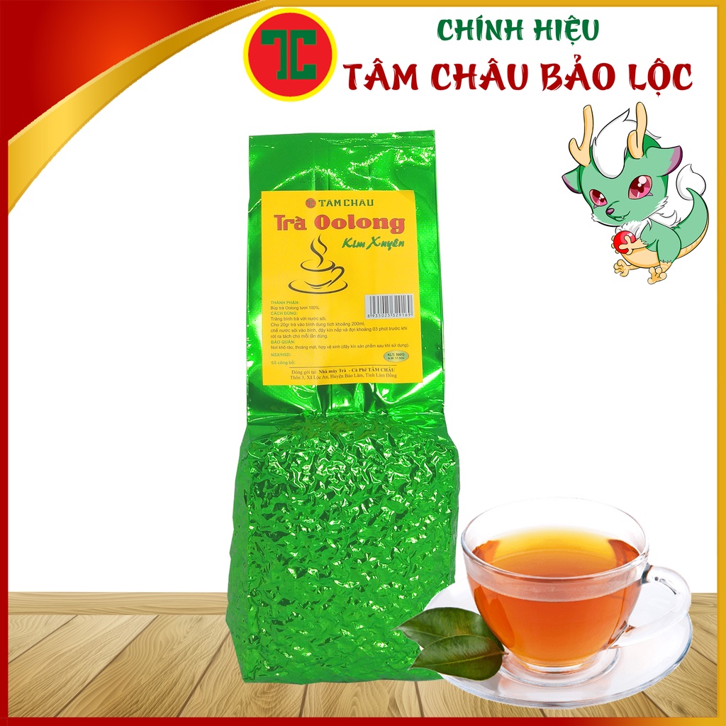 Oolong Kim Xuyên 500G Bao Nhôm Sang Trọng - Chính hiệu TÂM CHÂU BẢO LỘC