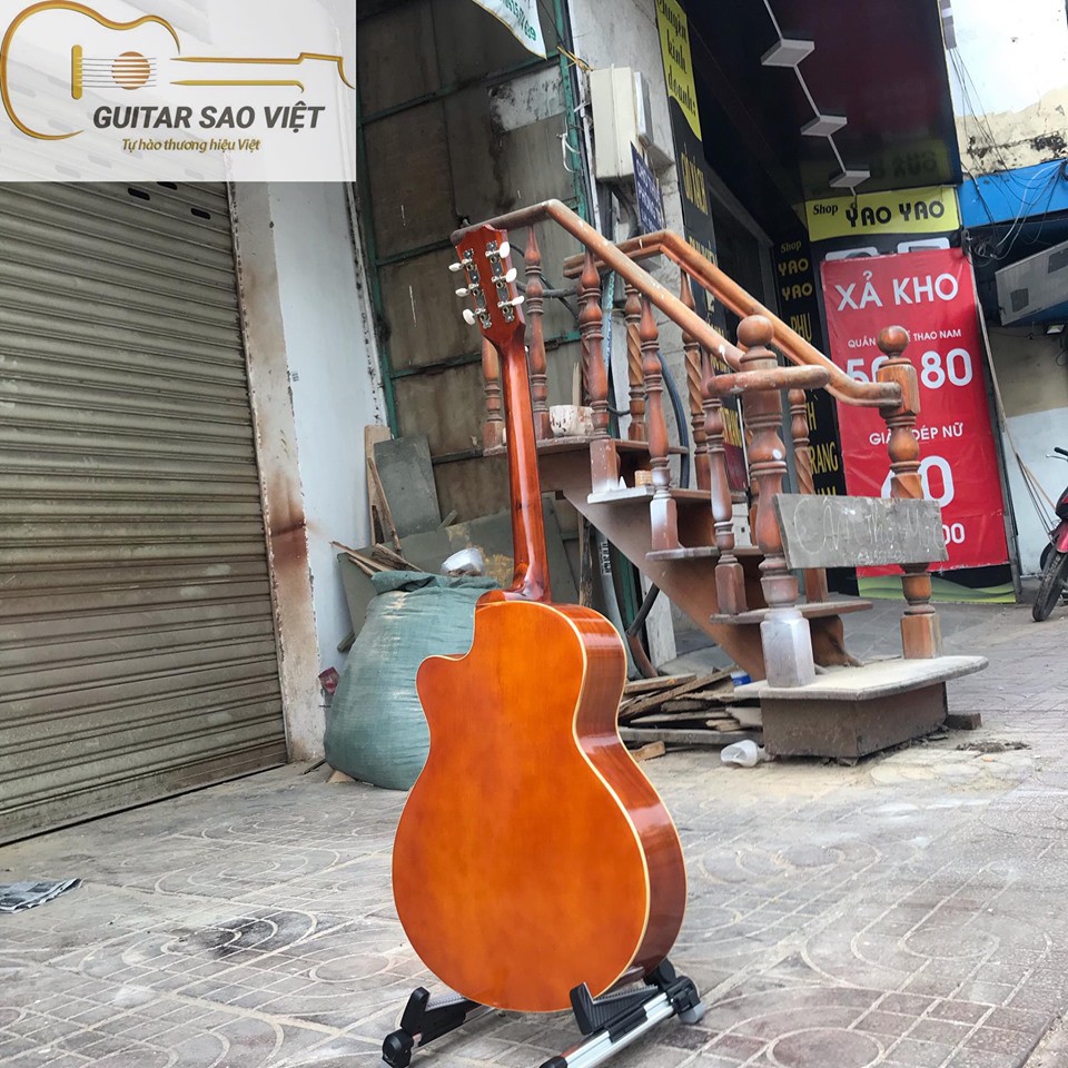 Đàn Guitar SV-75 có ty cho người mới chơi giá rẻ số 1 sản xuất tại việt nam bảo hành 12 tháng miễn phí tại xưởng