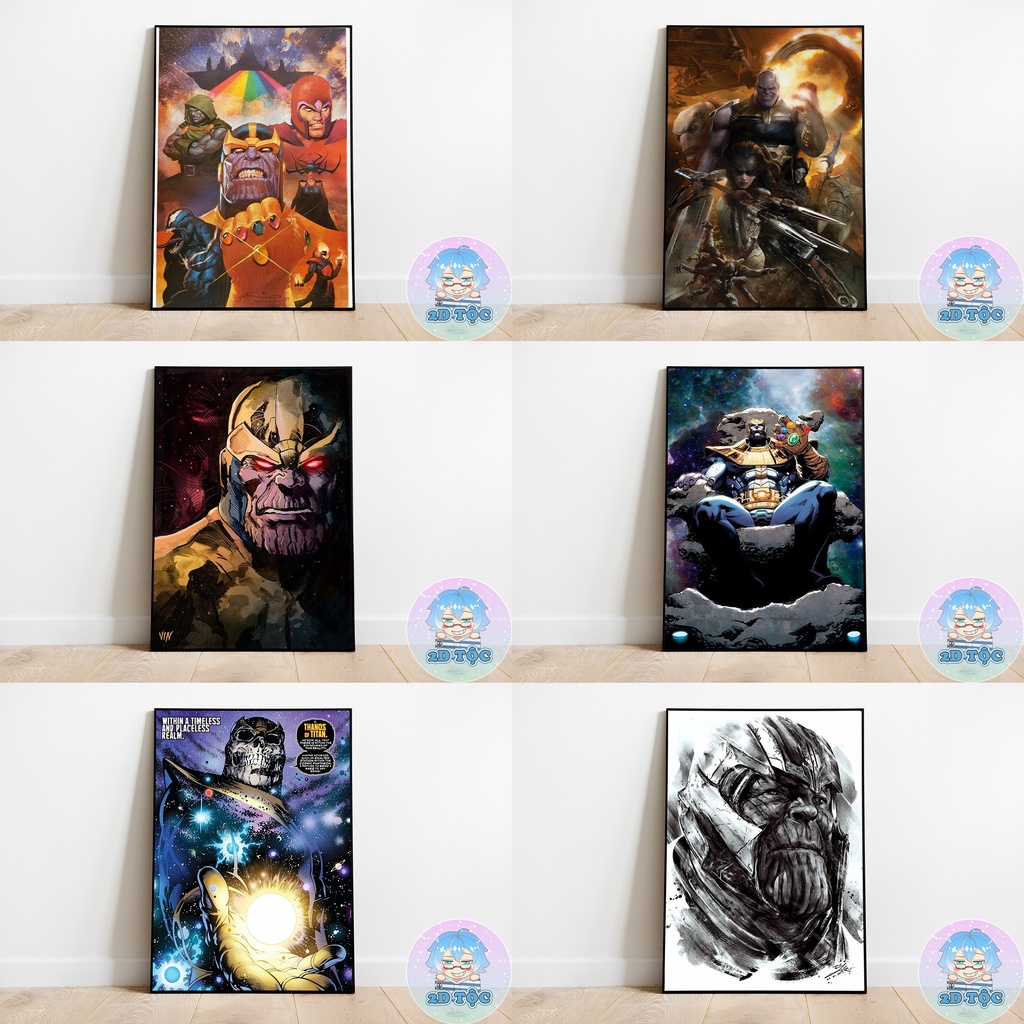 TRANH POSTER A3 THANOS MARVEL (1) CHẤT LIỆU GIẤY CAO CẤP – TRANH POSTER DÁN TƯỜNG TREO TƯỜNG 2D TỘC SHOP