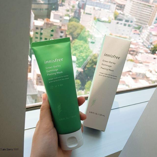 Mặt Nạ Tẩy Da Chết Innisfree Green Barley Gommage Peeling Mask 120ml