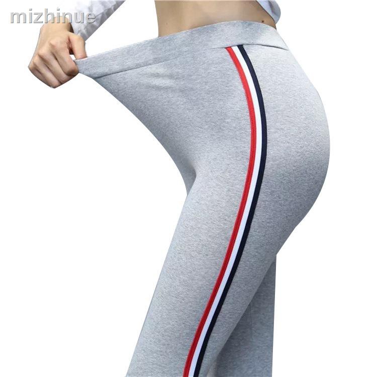 ☼❧☏Quần Legging Thể Thao Plus Size Lưng Cao Chất Liệu Cotton Phong Cách Hàn Quốc Dành Cho Nữ 45-110 KG | BigBuy360 - bigbuy360.vn