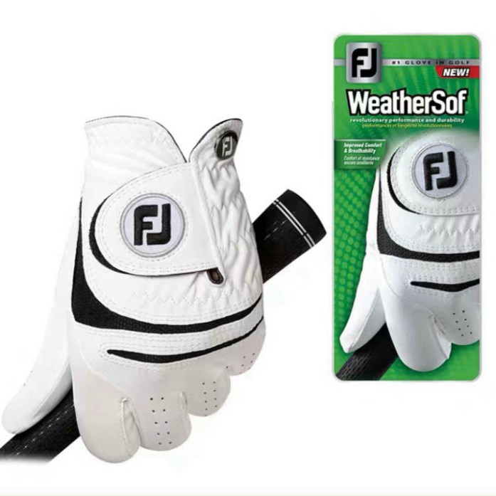 [ GIÁ CỰC SỐC ] Găng tay da đánh golf FOOTJOY đủ 2 màu đen trắng (1 chiếc) [ GOLF ]