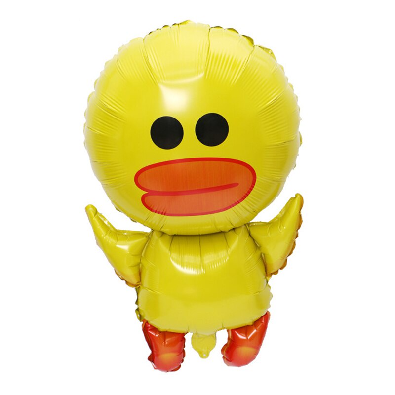 Bong bóng kiếng tráng nhôm hình thỏ cony gấu brown vịt vàng sally