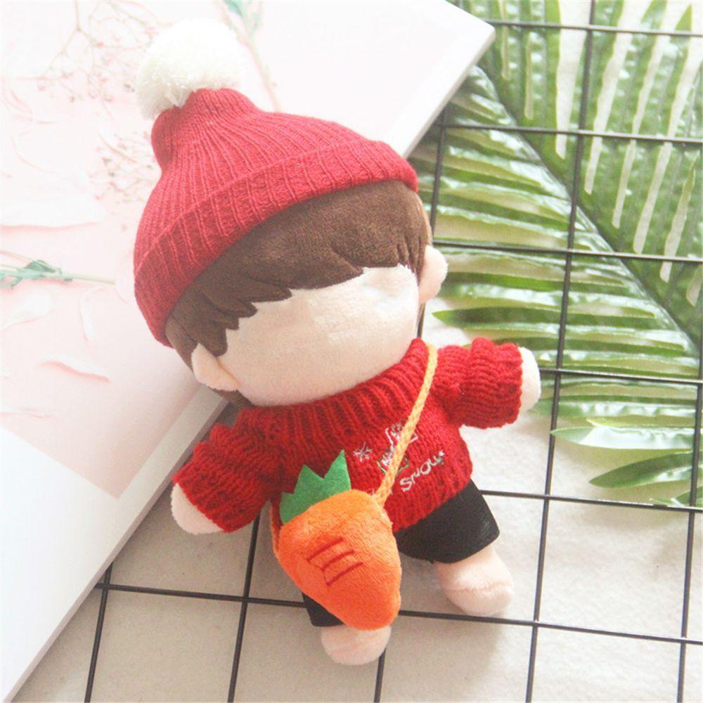 Bộ Trang Phục Đồ Chơi Búp Bê Gồm Yếm Quần Và Áo Khoác Hình Vịt Con Màu Vàng Cầu Vồng Dễ Thương