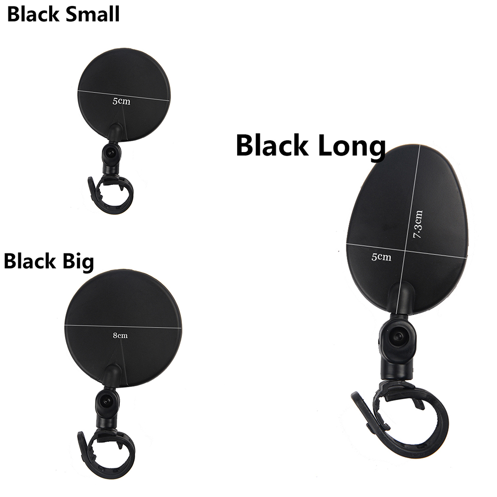 Gương Chiếu Hậu Gắn Xe Máy Xe Đạp An Toàn Xoay 360 Độ Tiện Dụng° Bộ Tay Cầm Cao Su + ABS Cho Xe Đạp