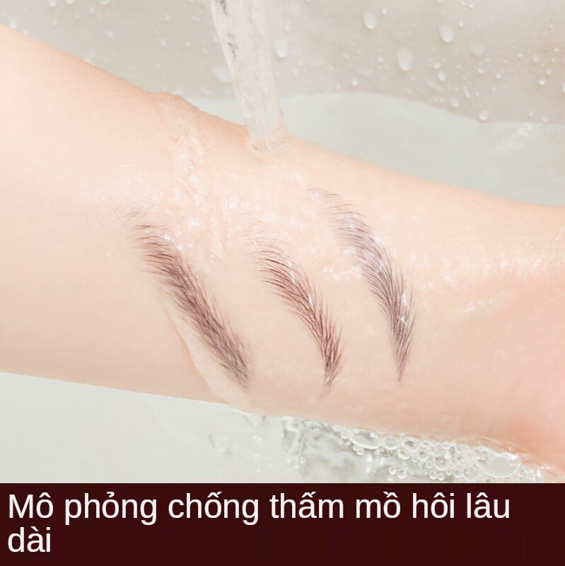 Miếng Dán Hình Xăm Lông Mày 4D Chống Thấm Nước Lâu Trôi Không Nhòe