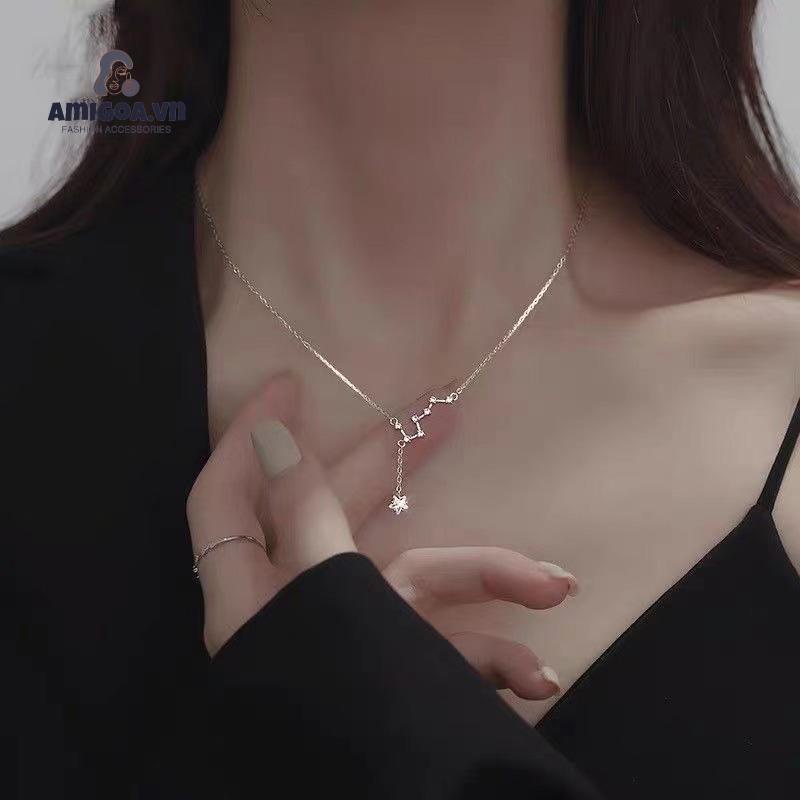 ✨✨Dây Chuyền Bạc 925 Mặt Hình Ngôi Sao Không Gây Dị Ứng Sang Trọng Thời Trang Cho Nữ