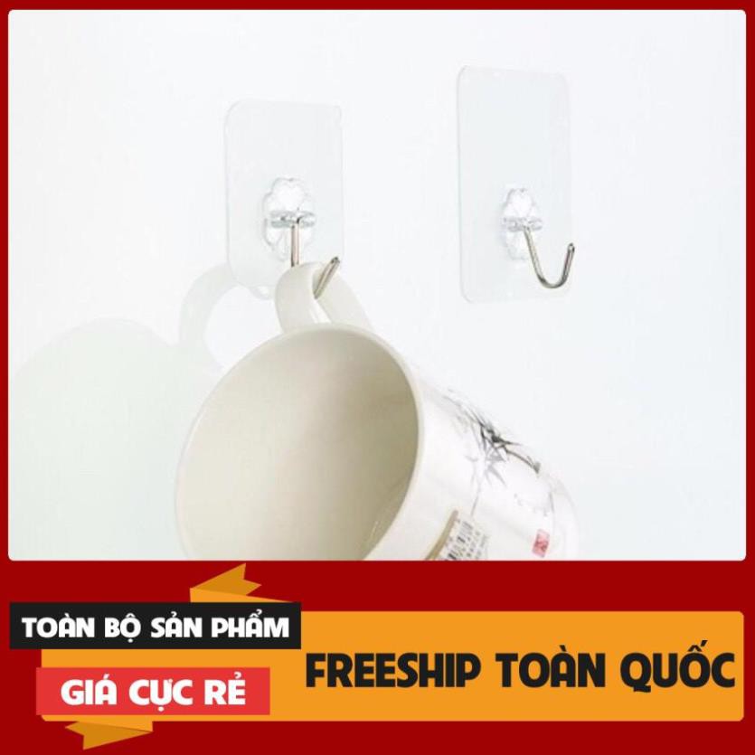 COMBO 10 MÓC TREO DÁN TƯỜNG TRONG SUỐT SIẾT CHẶT