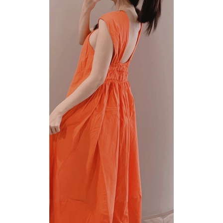 Váy maxi chéo ngực 2 màu