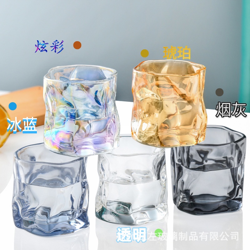 Cốc Uống Bia Bằng Thủy Tinh Cao Cấp Thiết Kế Độc Đáo Thời Trang Kính