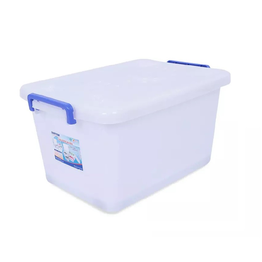 Thùng Nhựa Vuông Duy Tân 15 Lít Có Bánh Xe - Kích thước 44 x 31 x 21 cm