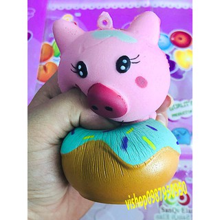 SQUISHY KEM LỢN HỒNG HỒ LÔ (thaolinh950)
