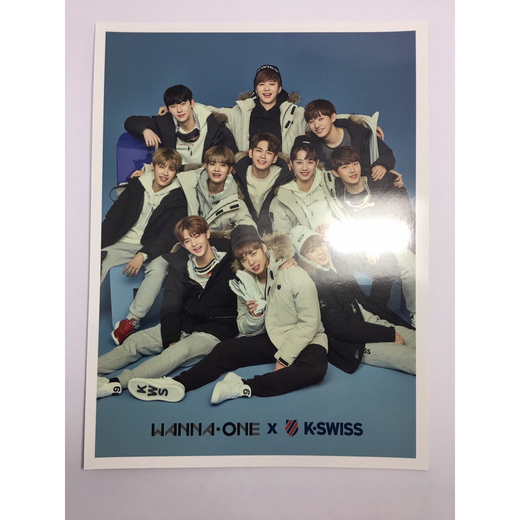 KSWISS POSTCARD WANNA ONE