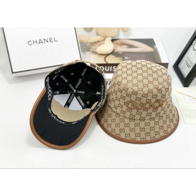NÓN CẶP GUCCI NÂU SIÊU ĐẸP