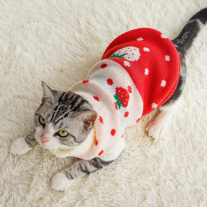 Áo sweater HIPIDOG len họa tiết Giáng Sinh đáng yêu dành cho thú cưng
