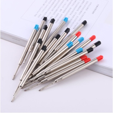 Set 10 Ruột Bút Bi Thay Thế Bằng Kim Loại 9.8cm G2 0.7mm