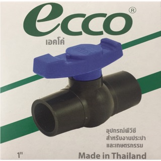 Bộ 2 Van khoá nước cao cấp Ecco phi 34 nhập khẩu từ Thái Lan