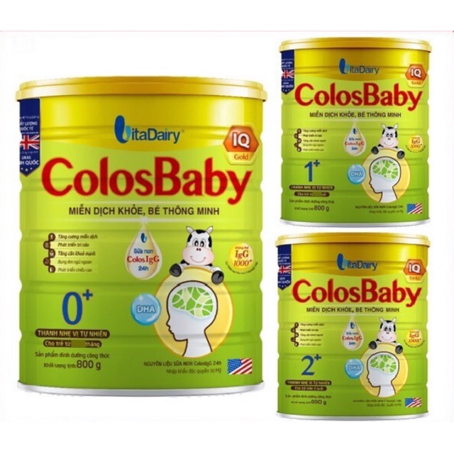 Sữa ColosBaby IQ gold 800g