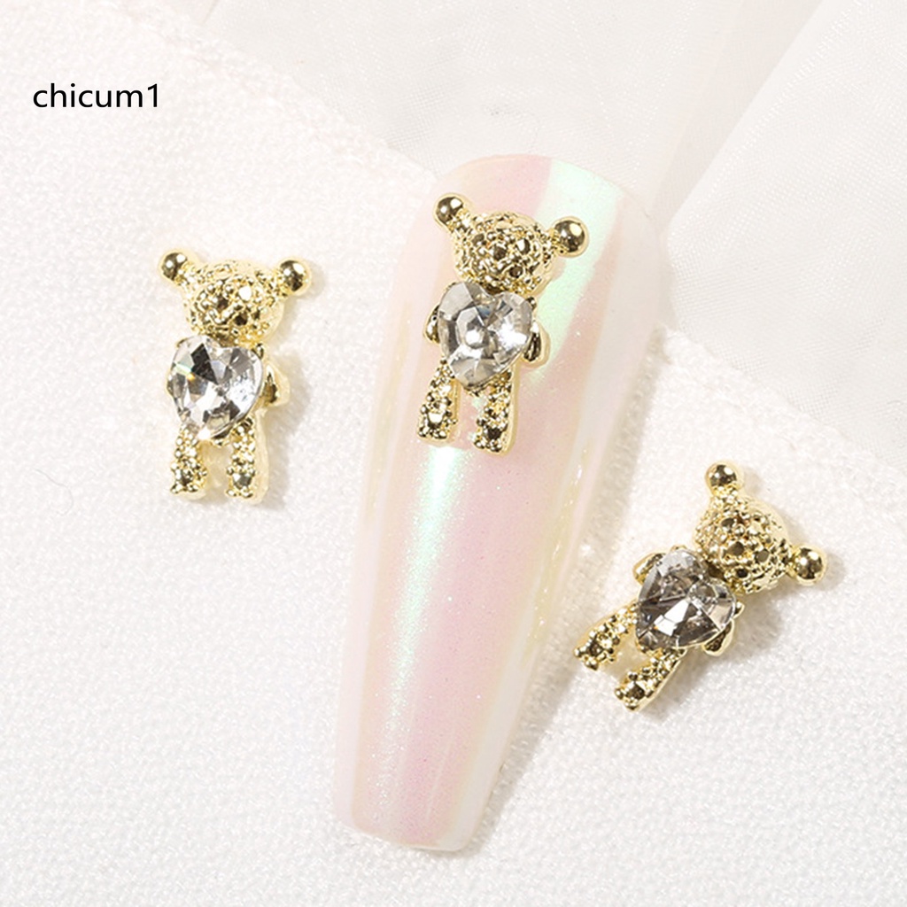 [Hàng mới về] Phụ kiện trang trí móng đính đá lấp lánh diy xinh xắn