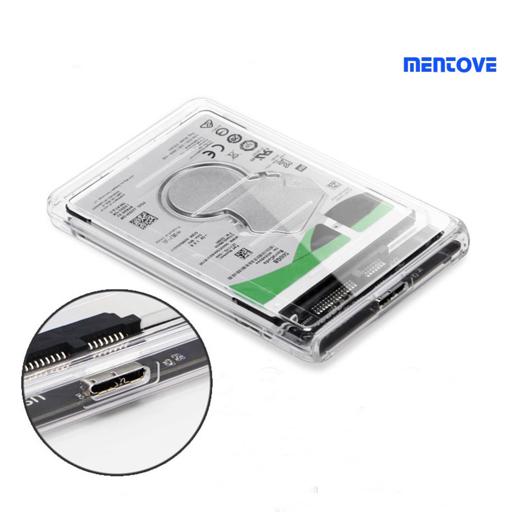 Ymentove Hộp Đựng Ổ Cứng Trong Suốt 2.5 Inch Sata Sang Usb 3.0 | BigBuy360 - bigbuy360.vn