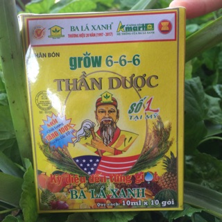 Thần dược ba lá xanh gói 10ml