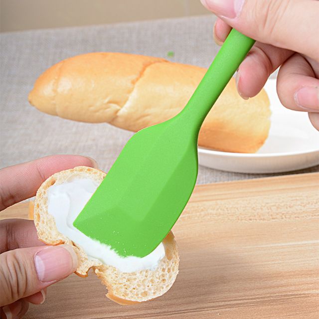 Dụng cụ làm bánh: Spatula phới trộn bột, phới dẹt silicon | BigBuy360 - bigbuy360.vn