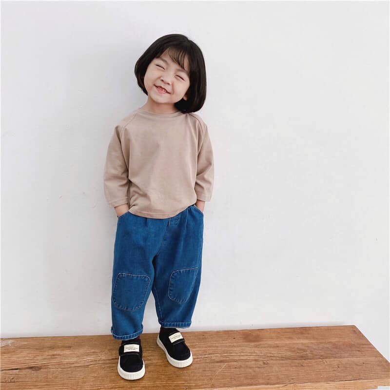 [Ảnh thật] QUẦN JEAN HÀN QUỐC 1136 DÀNH CHO BÉ GÁI VÀ BÉ TRAI SIZE 80 ĐẾN 120