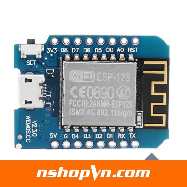 Kit RF Thu Phát Wifi ESP8266 NodeMCU Lua D1 Mini