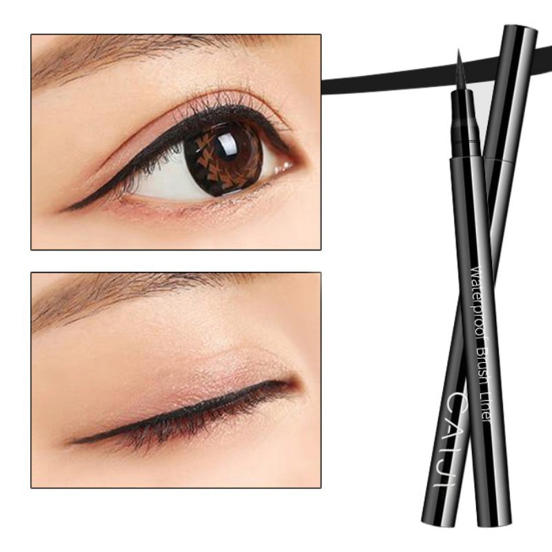 Bút kẻ mắt nước màu đen chống nước tốt dùng trang điểm | BigBuy360 - bigbuy360.vn