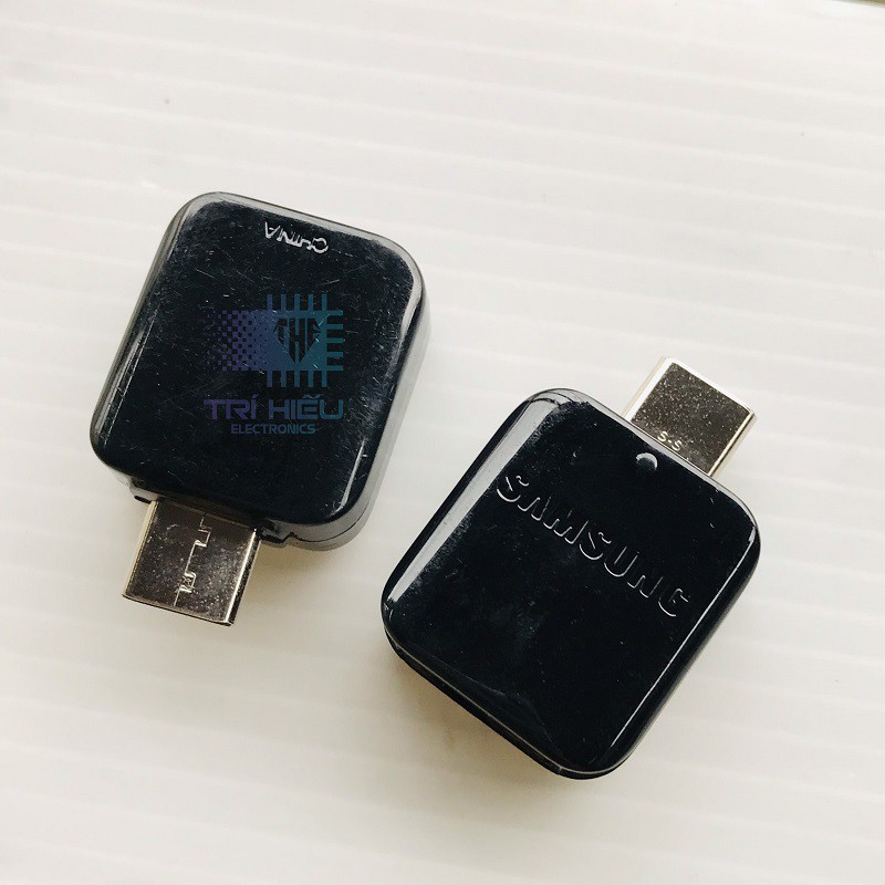 Đầu adapter chuyển USB OTG sang Type-C truyền dữ liệu