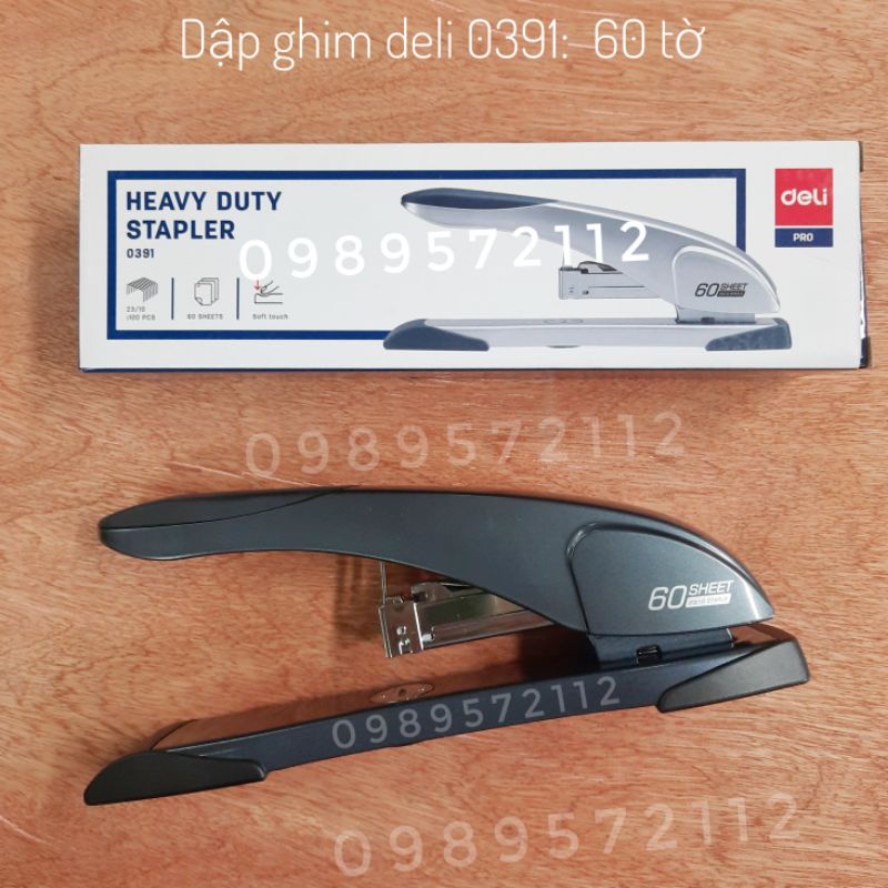 Dập ghim Deli 0391 - 60 tờ.