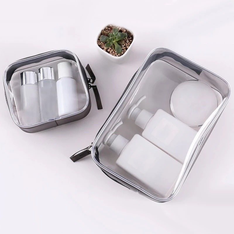 Túi đựng Mỹ Phẩm Trong Suốt Du Lịch / Túi đựng đồ Trang điểm Cho Phụ Nữ / Hộp đựng đồ Làm đẹp