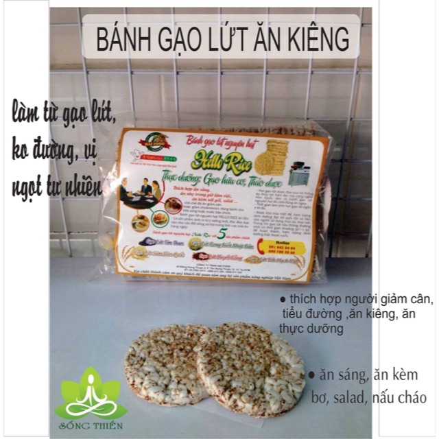 BÁNH GẠO LỨT ĂN KIÊNG HELLO RICE