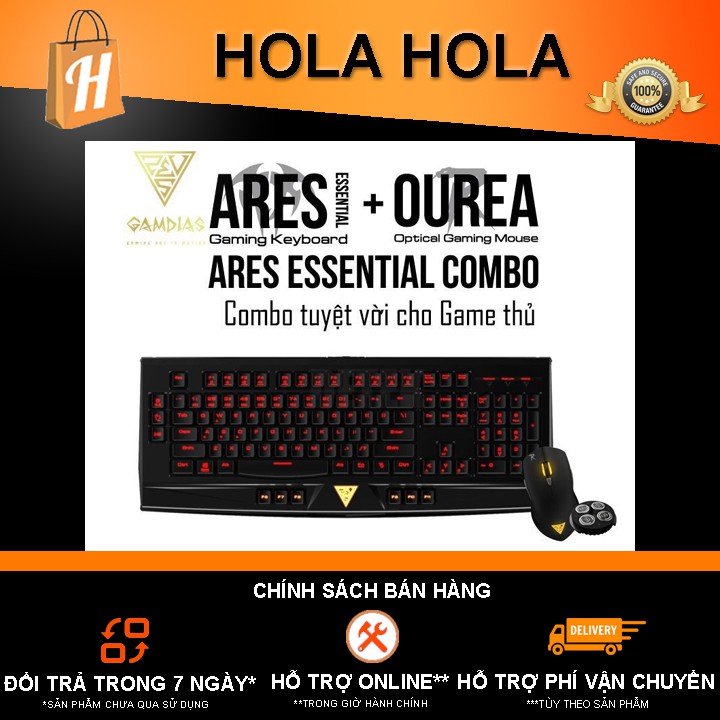 Combo Bàn phím và chuột có dây game thủ chính hãng Gamdias GKC6000 | BigBuy360 - bigbuy360.vn