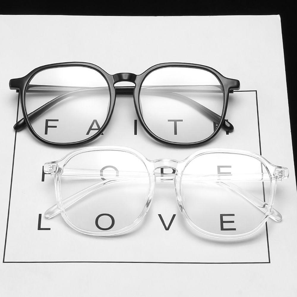 Kính Mát Gọng Vuông Chống Bức Xạ Chống Bức Xạ Màu Hồng Phong Cách Hàn Quốc Dành Cho Cả Nam Và Nữ