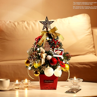 Bộ Cây Thông Noel Nhỏ Dùng Trang Trí Dịp Giáng Sinh